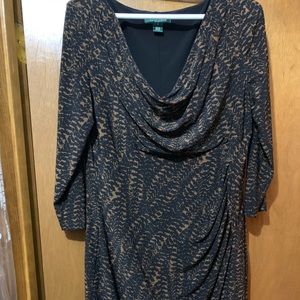 Like new Ralph Lauren lined knee length dress